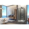 Aquatek YES BLACK A4 90 Štvorcový sprchovací kút s dvoma otváracími dverami Aquatek YES BLACK A4 90 Štvorcový sprchovací kút s dvoma otváracími dverami