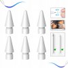 Hrot stylusu Apple náhradný POM súprava 6 kusov pre Apple Pencil 1 a 2 Hrot stylusu Apple náhradný POM súprava 6 kusov pre Apple Pencil 1 a 2