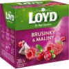 Loyd Tea pyramída brusnice + maliny 40g Loyd Tea pyramída brusnice + maliny 40g