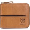 Bullcaptain elegantná kožená peňaženka Tyron Camel BULLCAPTAIN QB042s1