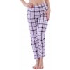 Dámske nohavice na spanie Magda ružovo-sivé L Dámske nohavice na spanie Magda ružovo-sivé L