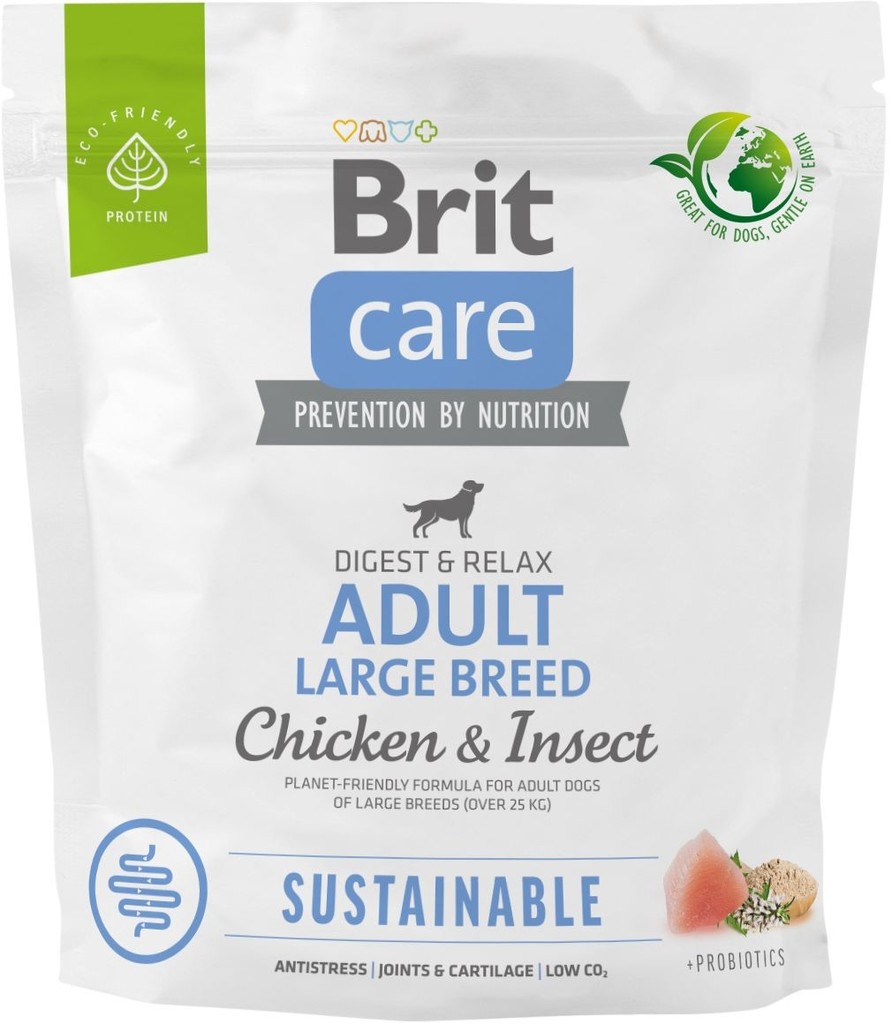Brit Care Sustainable Adult Large Breed Chicken & Insect 1 kg