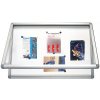 Horizontálne vitrina 150x100cm, zámok, lakovaný vnútro Horizontálne vitrina 150x100cm, zámok, lakovaný vnútro