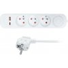 Solight PP112PD20 - Predlžovací kábel s vypínačom a 3 zásuvkami, s USB A+C nabíjaním, 3 m PP112PD20 + záruka 3 roky zadarmo Solight PP112PD20 - Predlžovací kábel s vypínačom a 3 zásuvkami, s USB A+C nabíjaním, 3 m PP112PD20 + záruka 3 roky zadarmo