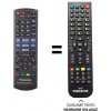 Predátor Panasonic N2QAYB000576 náhradný diaľkový ovládač iného vzhľadu Predátor Panasonic N2QAYB000576 náhradný diaľkový ovládač iného vzhľadu