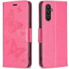 Peňaženkové kožené puzdro Two Butterflies na Samsung Galaxy A25 5G - Rose Red Peňaženkové kožené puzdro Two Butterflies na Samsung Galaxy A25 5G - Rose Red