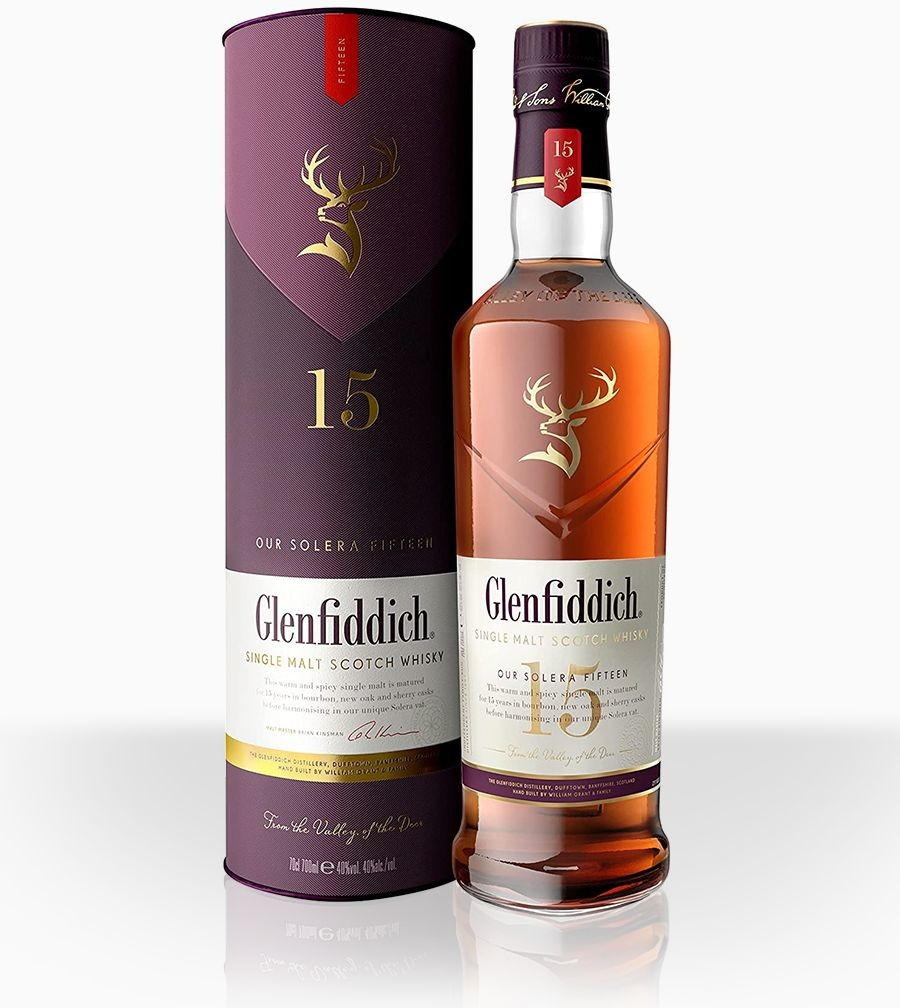 Glenfiddich 15y 40% 0,7 l (tuba)