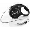 Flexi Vodítko Cat XS lanko 3m černé Flexi Vodítko Cat XS lanko 3m černé