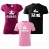 Set tričiek King,Queen,Princess (Rodinné tričká s potlačou sú vždy dobrý darček, nápisom, pre, rodinu, mama, otec) Set tričiek King,Queen,Princess (Rodinné tričká s potlačou sú vždy dobrý darček, nápisom, pre, rodinu, mama, otec)