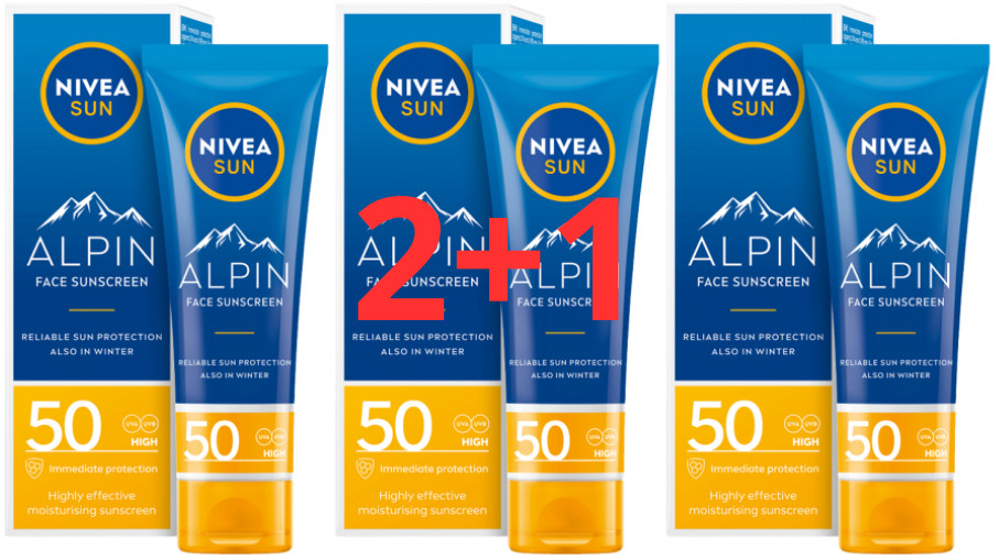 Nivea Sun Alpin pleťový krém SPF50 50 ml