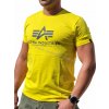 Alpha Industries Basic T Shirt Empire Yellow tričko pánske Farba: žltá, Veľkosť: M Alpha Industries Basic T Shirt Empire Yellow tričko pánske Farba: žltá, Veľkosť: M