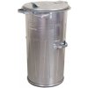 Manutan Kovová vonkajšia odpadová nádoba, objem 110 l Manutan Kovová vonkajšia odpadová nádoba, objem 110 l