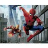 Diamondi Diamantové maľovanie - SPIDERMAN A IRON MAN V LETE Rámovanie: vypnuté plátno na rám, Rozmer: 40x50 cm Diamondi Diamantové maľovanie - SPIDERMAN A IRON MAN V LETE Rámovanie: vypnuté plátno na rám, Rozmer: 40x50 cm