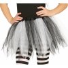 Guirca TUTU sukňa čierno/biela 30 cm