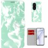 Peňaženkové kožené puzdro FOG na Huawei P50 - Mint Green Peňaženkové kožené puzdro FOG na Huawei P50 - Mint Green