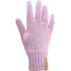 Kama pletené Merino rukavice R102 114 - růžová S S - růžová Kama pletené Merino rukavice R102 114 - růžová S S - růžová
