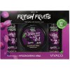 Vivaco Body Tip FRESH FRUITS HROZNO darčekové balenie s vôňou hrozna v papierovej kazete Vivaco Body Tip FRESH FRUITS HROZNO darčekové balenie s vôňou hrozna v papierovej kazete