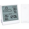 Solight Teplomer TE48W, teplota, vlhkosť, tlak, čas, biely Solight Teplomer TE48W, teplota, vlhkosť, tlak, čas, biely