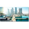 Foto obraz fotografie na skle Marina Dubaj 100x50 cm Foto obraz fotografie na skle Marina Dubaj 100x50 cm