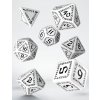 Q-Workshop Kocky Classic Runic White/Black dice set (7ks) Q-Workshop Kocky Classic Runic White/Black dice set (7ks)
