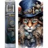Norimpex diamantové malování Steampunková kočka 30 x 40cm