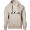 Karate EKG - Oversized mikina dámská Moon - kratšia + širšia - XS ( Ľadovo sivá ) Karate EKG - Oversized mikina dámská Moon - kratšia + širšia - XS ( Ľadovo sivá )