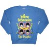 Crewneck The Beatles - Yellow Submarine Heads In Circles, Unisex,Modrá,S Crewneck The Beatles - Yellow Submarine Heads In Circles, Unisex,Modrá,S