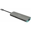 Replikátor portov i-tec USB-C Metal Nano Docking Station 4K HDMI LAN, Power Delivery 100W (C31NANODOCKLANPD)