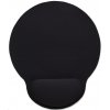 MANHATTAN Podložka pod myš, gélová, čierna MANHATTAN Podložka pod myš, gélová, čierna