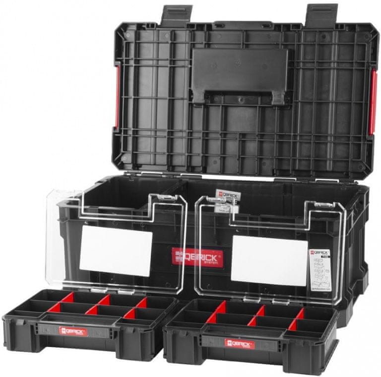 QBRICK Patrol System Two Toolbox Plus + 2 x System Two Organizer Multi