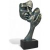 Estilo Home Stolná dekorácia 35x22x13 cm živica/patina EH0004