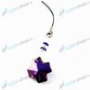 Prívesok Crystal Cross - fialový Heliotrope Prívesok Crystal Cross - fialový Heliotrope