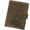 Wild N4L-P-CHM RFID hnedá pánska kožená peňaženka 10,5 x 13 x 3 cm Wild N4L-P-CHM RFID hnedá pánska kožená peňaženka 10,5 x 13 x 3 cm
