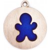 Libelula Drevená vianočná ozdoba s vianočným motívom 1 Farba: Modrá Libelula Drevená vianočná ozdoba s vianočným motívom 1 Farba: Modrá