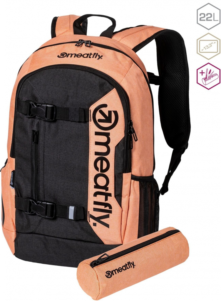 Meatfly Basejumper peach/charcoal 22 l