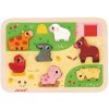 Drevené vkladacie puzzle 3D - Zvieratká na farme Drevené vkladacie puzzle 3D - Zvieratká na farme