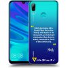 Picasee silikónový prehľadný obal pre Huawei P Smart 2019 - Kazma - MĚLI BYSTE SE DO TOHO PUSTIT Picasee silikónový prehľadný obal pre Huawei P Smart 2019 - Kazma - MĚLI BYSTE SE DO TOHO PUSTIT