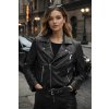 Max Original Leather Dámska kožená bunda WJ-14 black (XS 36-38) - Čierna - XS Max Original Leather Dámska kožená bunda WJ-14 black (XS 36-38) - Čierna - XS