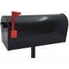 MPkovania RR - POŠTOVÁ SCHRÁNKA US ALU MAILBOX - T00218, Čierna