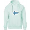 Párová turistická značka modrá - Oversized mikina dámská Moon - kratšia + širšia - XS ( Frost ) Párová turistická značka modrá - Oversized mikina dámská Moon - kratšia + širšia - XS ( Frost )