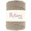 Natana Macrame String 4mm svetlo hnedá 16 Natana Macrame String 4mm svetlo hnedá 16