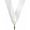 Stuha na medailu 22 mm - white (Stuha na medailu 22 mm pre pohodlné a spoľahlivé nosenie medaily) Stuha na medailu 22 mm - white (Stuha na medailu 22 mm pre pohodlné a spoľahlivé nosenie medaily)