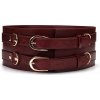Liebe Seele opasok na putá Wine Red Waist Cuff veľkosť M Liebe Seele opasok na putá Wine Red Waist Cuff veľkosť M