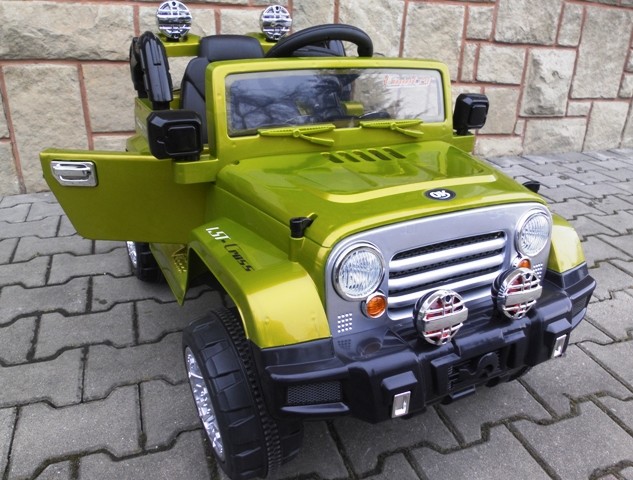 Bestcar Elektrické autíčko Jeep zelená