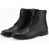 Ombre Men's eco leather shoes with insulated high upper - black čierna 41 Ombre 5902228995180 Ombre Men's eco leather shoes with insulated high upper - black čierna 41 Ombre 5902228995180