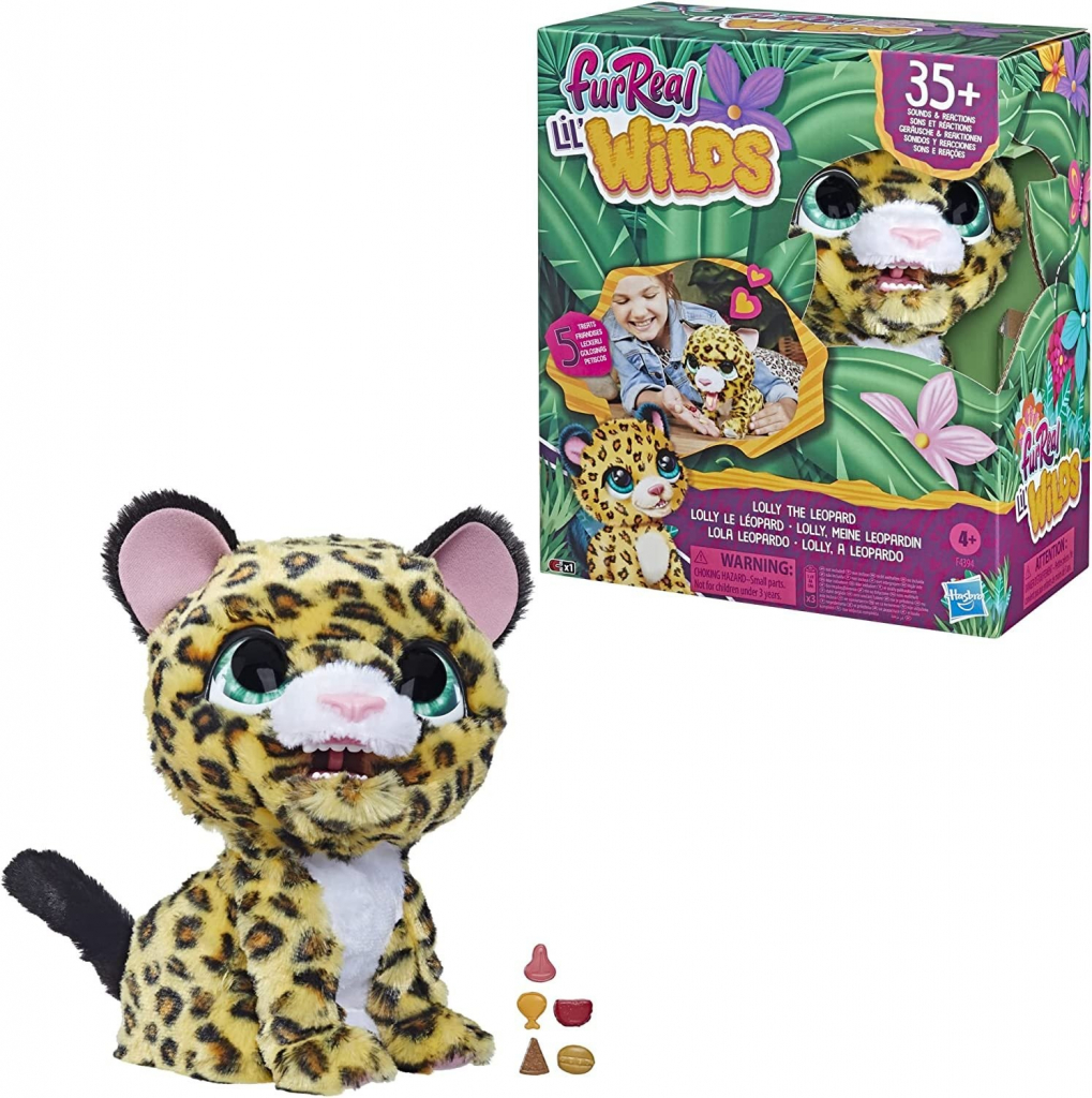 Hasbro furReal Friends mačka Lolly moja leopardia plyšová hračka