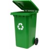 Sammer Profesionálny odpadkový kôš 120L v zelenej farbe K-120L zeleny Sammer Profesionálny odpadkový kôš 120L v zelenej farbe K-120L zeleny