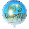 Fóliový balón kulatý Let s Party 46cm - Cakesicq Fóliový balón kulatý Let s Party 46cm - Cakesicq