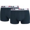Pánske boxerky Fila, MAN BOXERS 2 PACK tmavo modrá,biela,červená S Pánske boxerky Fila, MAN BOXERS 2 PACK tmavo modrá,biela,červená S