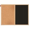 Tabuľa 2v1 DUO MEMOBE korková a kriedová magnetická čierna 60x40 cm Tabuľa 2v1 DUO MEMOBE korková a kriedová magnetická čierna 60x40 cm